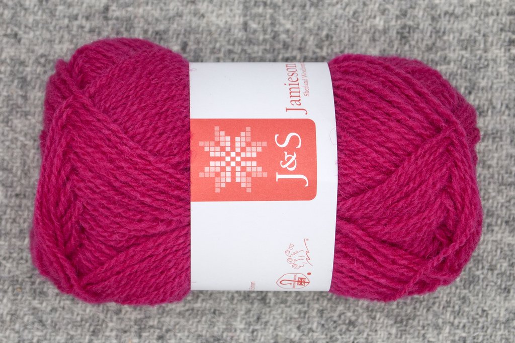 Pinks Jumper Weight Jamieson and Smith Shetland Yarn CoolCrafting