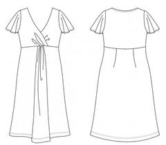 Cordelia Dress Paper Pattern - CoolCrafting