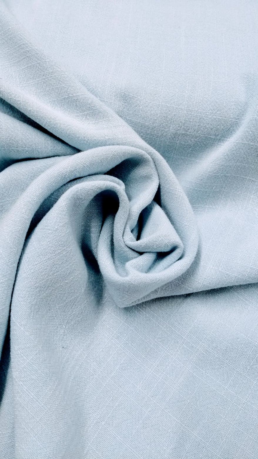 Pale Blue Stonewashed Viscose Linen CoolCrafting