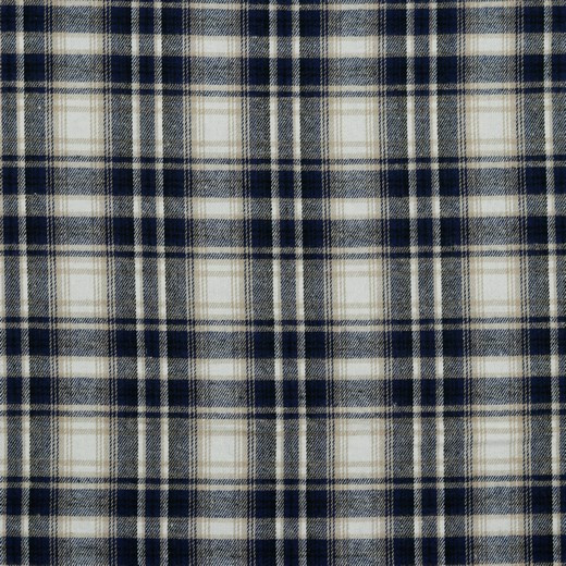 Cosy Navy Brushed Check - CoolCrafting