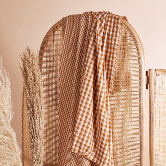 Atelier Ochre Gingham Double Gauze CoolCrafting