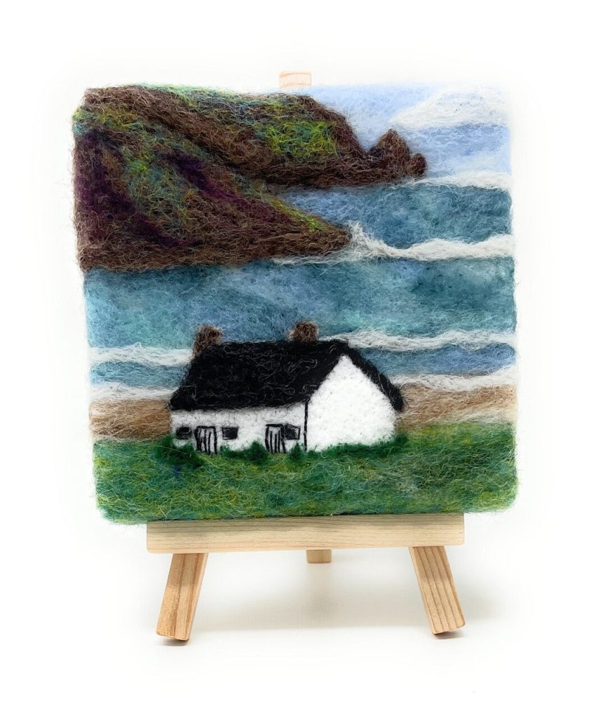 Seashore Bothy Cottage Needle Felting Kit CoolCrafting