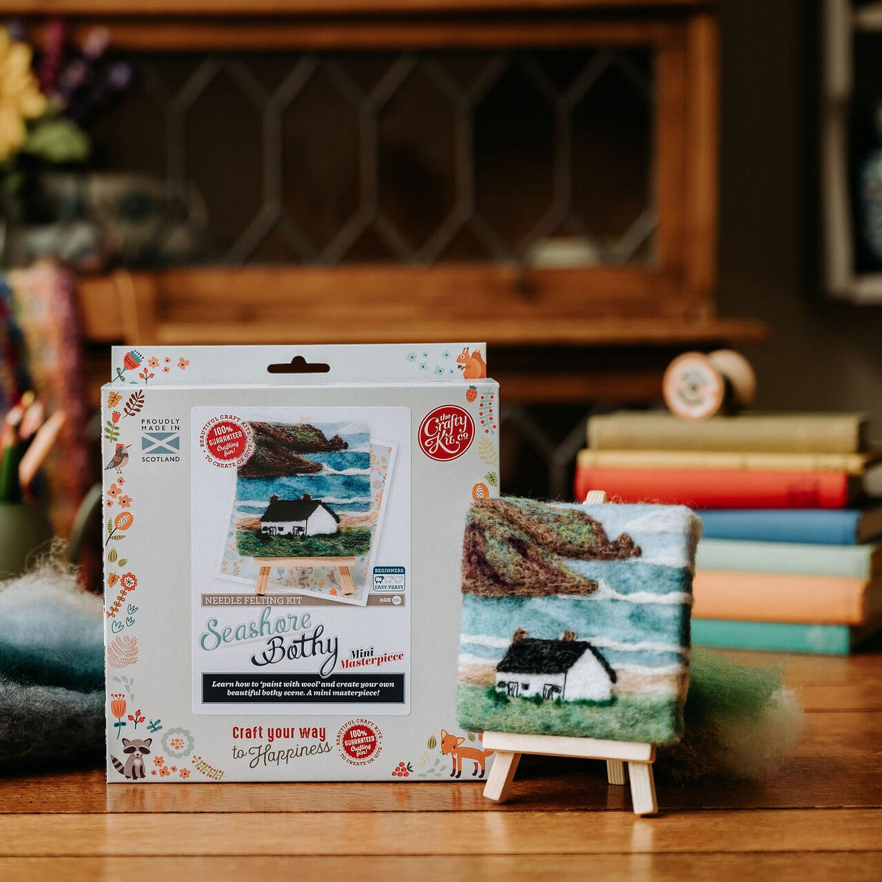 Seashore Bothy Cottage Needle Felting Kit CoolCrafting