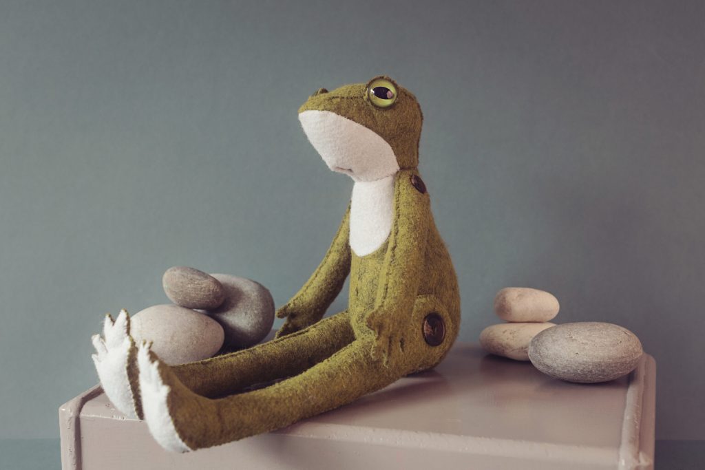 felt for a frog