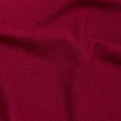 Cerise Boiled Wool