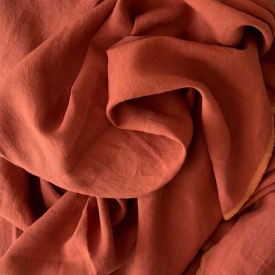 Ischia Sienna Washed Premium Pure Linen