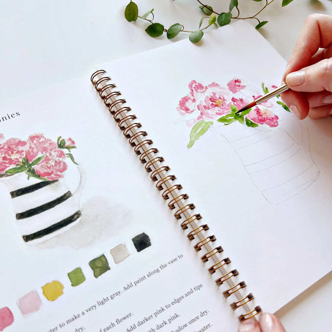 Emily Lex Studio Bouquets Watercolor Workbook - My Muses Card Shop