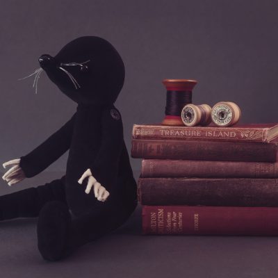 Black 100% Cotton Velvet (as used for Maurice Mole)