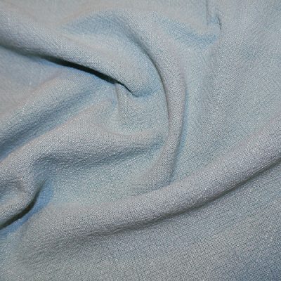 Aqua Stonewashed Linen Mix
