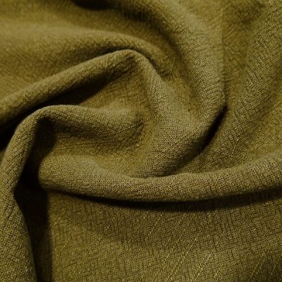 Khaki Stonewashed Linen Mix