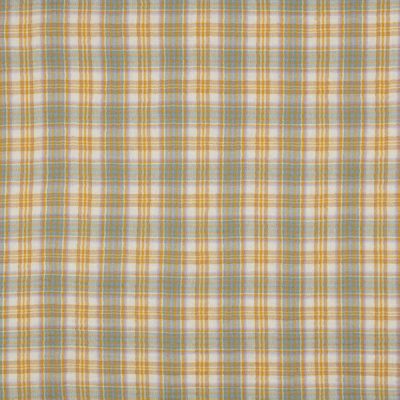 Mustard/Sage Check Double Gauze