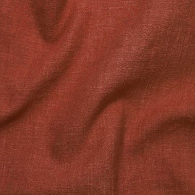 Firebrick Stonewashed Ramie