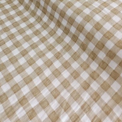 Soft Printed Check 100% Cotton Double Gauze