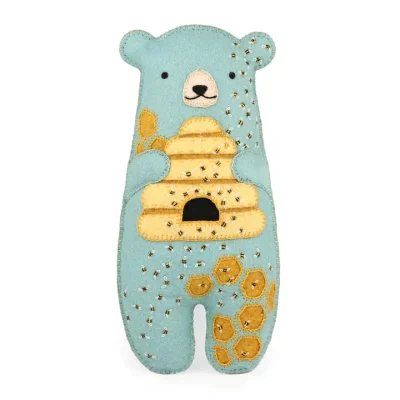 Honeybear - a Limited Edition Felt Doll Kit by Kiriki Press