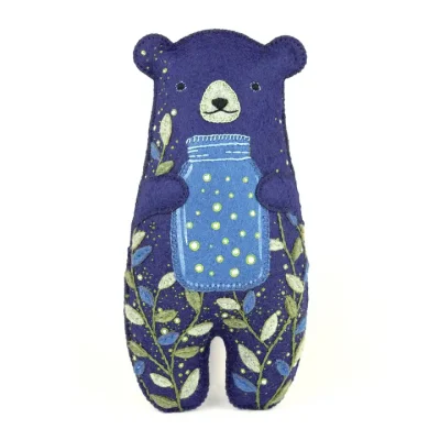Glowbear - a Limited Edition Felt Doll Kit by Kiriki Press