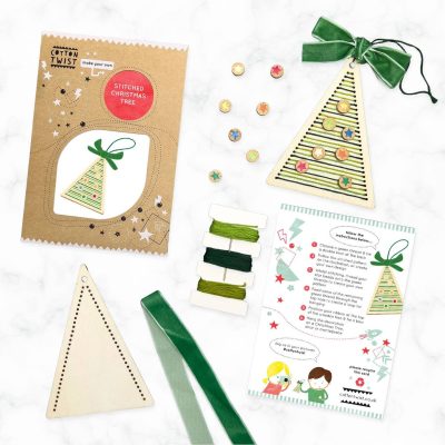 Stitched Christmas Tree Decoration Kit