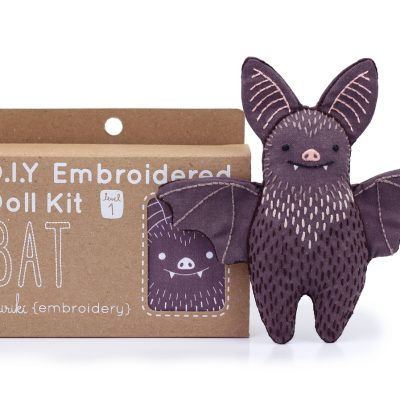 Bat Embroidery Kit by Kiriki Press