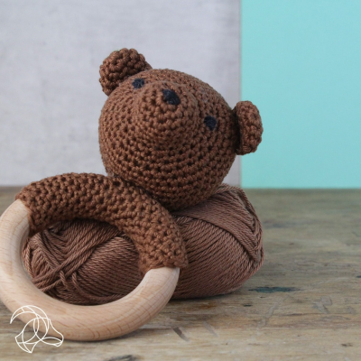 Rattle Bear Crochet Kit by Hardicraft