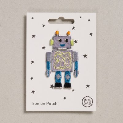 Robot Iron on Patch