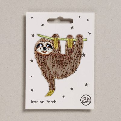 Sloth Iron On Patch