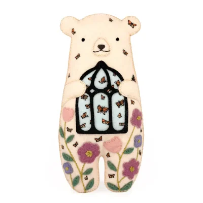 Bloombear - a Limited Edition Felt Doll Kit by Kiriki Press