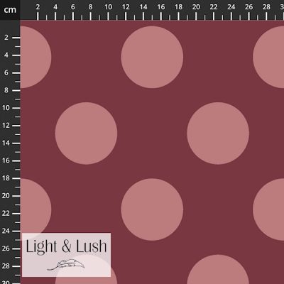 Berries Spot Printed Viscose Twill