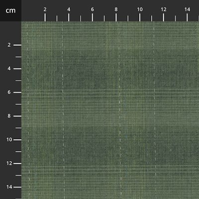 Sage Ombred Textured Mid Size Check Japanese Cotton by Tochio