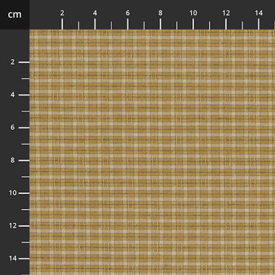 Mustard Mini Check Textured Japanese Cotton by Tochio