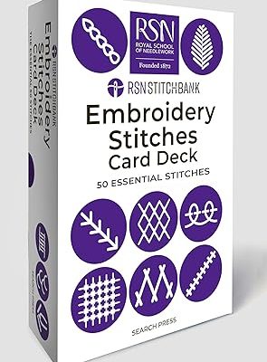 The Embroidery Stitches Card Deck: Choose from 50 versatile stitches
