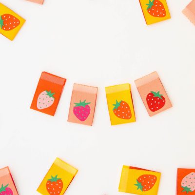 Strawberry Multipack Woven Labels by Sarah Hearts