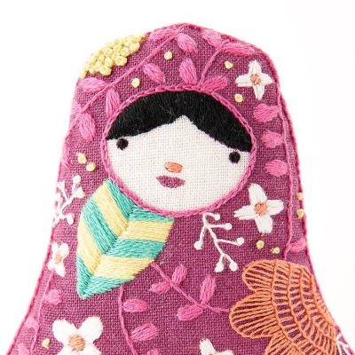 Matryoshka Embroidery Kit - Kiriki Press