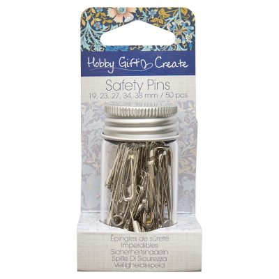 Safety Pins x50 Assorted – Arts And Crafts By Hobby Gift Create