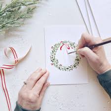 Wreaths Notecards by Emily Lex Studio