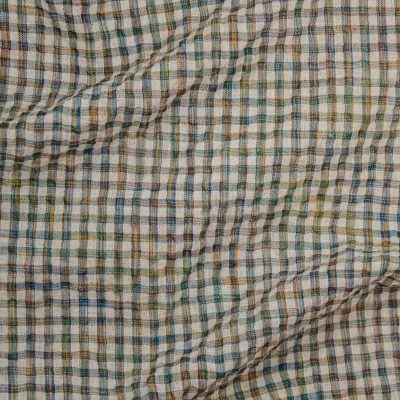 Painters Plaid Linen Mix Yarn Dye Check