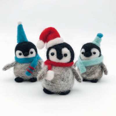 Baby Penguin Needle Felting Kit - Bergin & Bath
