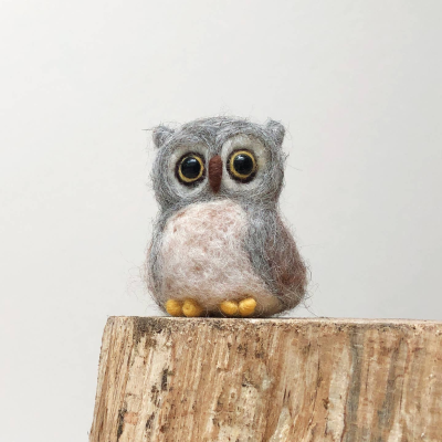 Owl Needle Felting Kit - Bergin & Bath