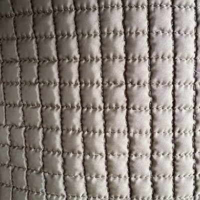 Mini Grid Quilted Nylon-Forest