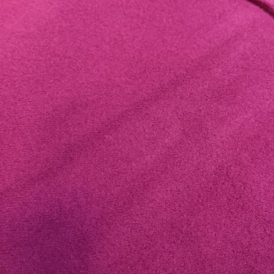 Magenta Wool Blend Moufflon Coating