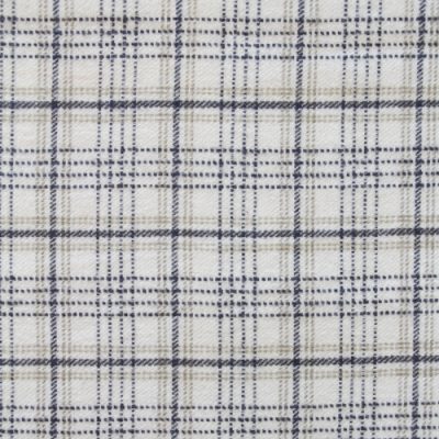 Crosshatch Plaid Oatmeal In Flannel - Highlands Flannel By Agf Studio