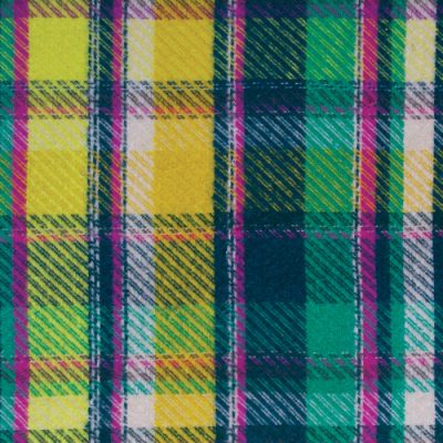 Royal Plaid Sunrise In Flannel - Highlands Flannel By Agf Studio