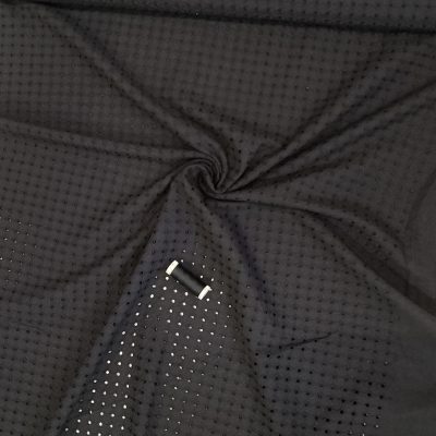 Black Eyelet 100% cotton Broderie Anglaise