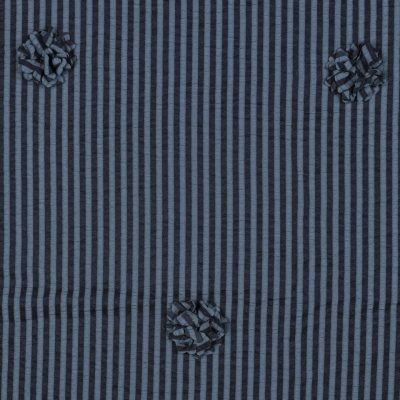 Viscose Mix Stripe with PomPoms