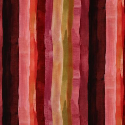 Garnet Stripes Radiance Viscose Print
