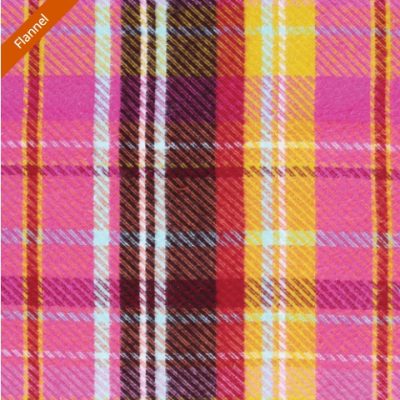 Meadow Plaid Flowerbed Flannel -Highlands Flannel By Agf Studio