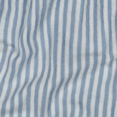 Blue Striped Double Gauze