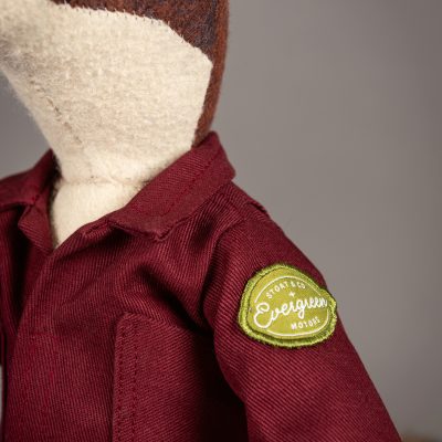 Two Matching Stoat & Co Badges