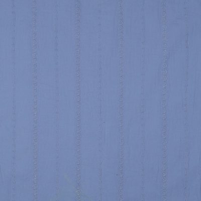 Lavender Cotton Voile Embroidered Stripe