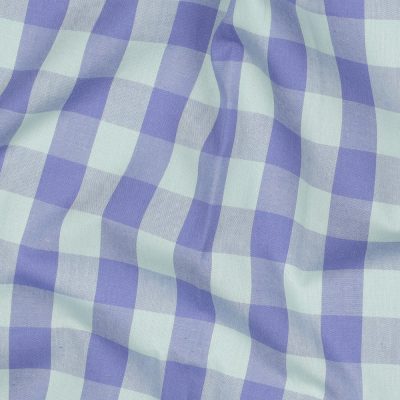 Lavender Cheery Yarn Dyed Cotton Poplin Gingham