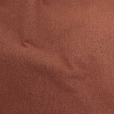 Burnt Orange Crumple Cotton