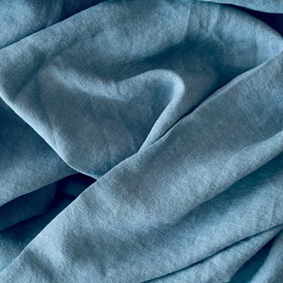 Ischia Denim Washed Premium Pure Linen